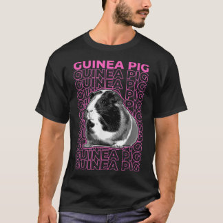 Camiseta Estética do Pastel do Suíno-guineal