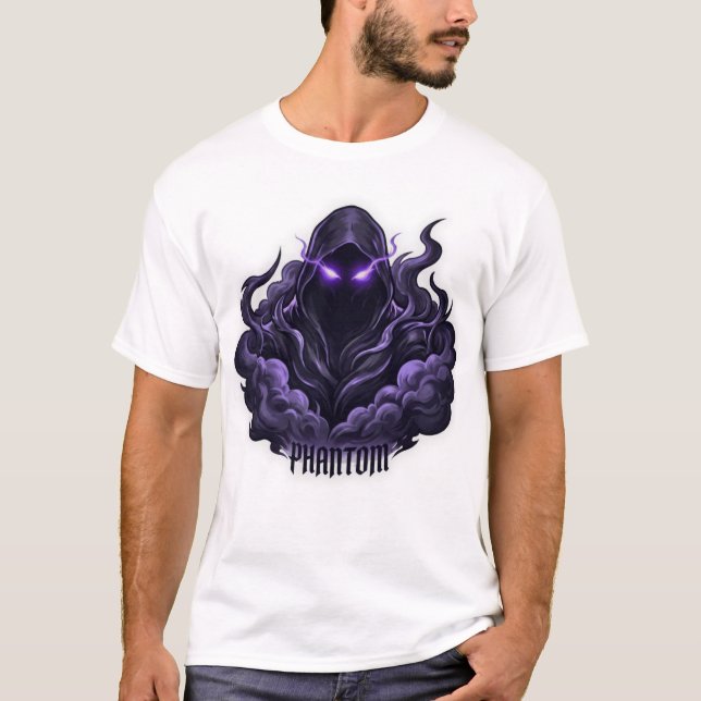 Camiseta Estética Escura Void Phantom – Gothic Str (Frente)