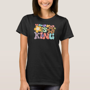 Camiseta Estética Face Feliz Flor Jesus É Rei