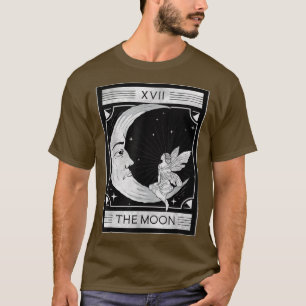 Camiseta Estética Fairycore A Placa De Tarô De Fada Da Lua