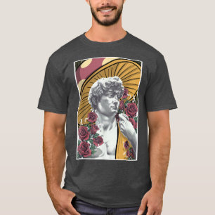 Camiseta Estética Fairycore David Por Michelangelo Rosa Mu