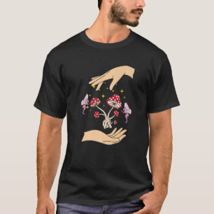 Camiseta Estética Fairycore Escura Grunge Mushroo