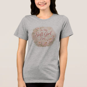 Camiseta Estética Floral da Minha Era de Garota Se