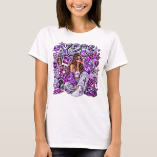 Camiseta Estética Futurista Retro Vibes Y2K