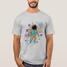 Camiseta Estética Galáxia Estrelas Universo Cósmic