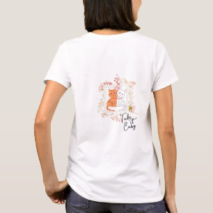 Camiseta Estética Gatos Fofos - Take it Easy