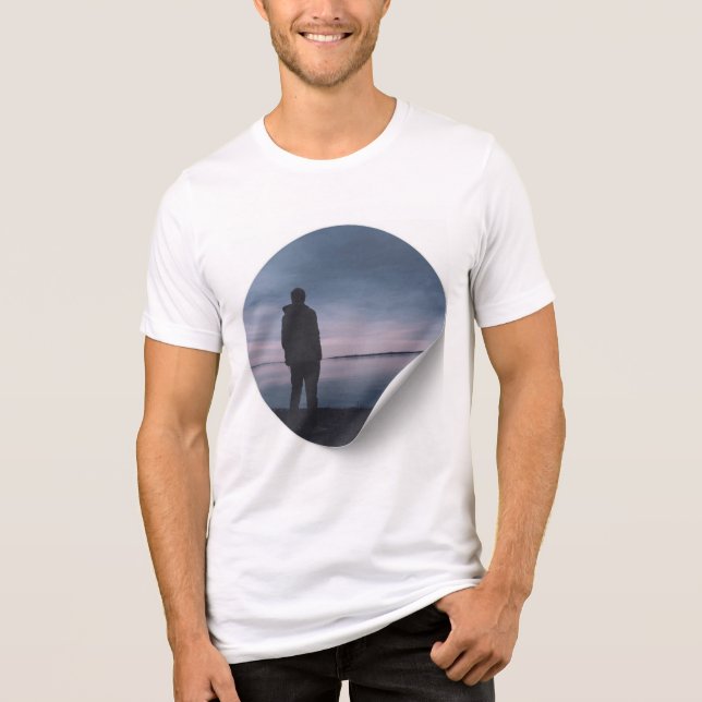 Camiseta estética gráfica - Arte mínima para F pro (Frente)