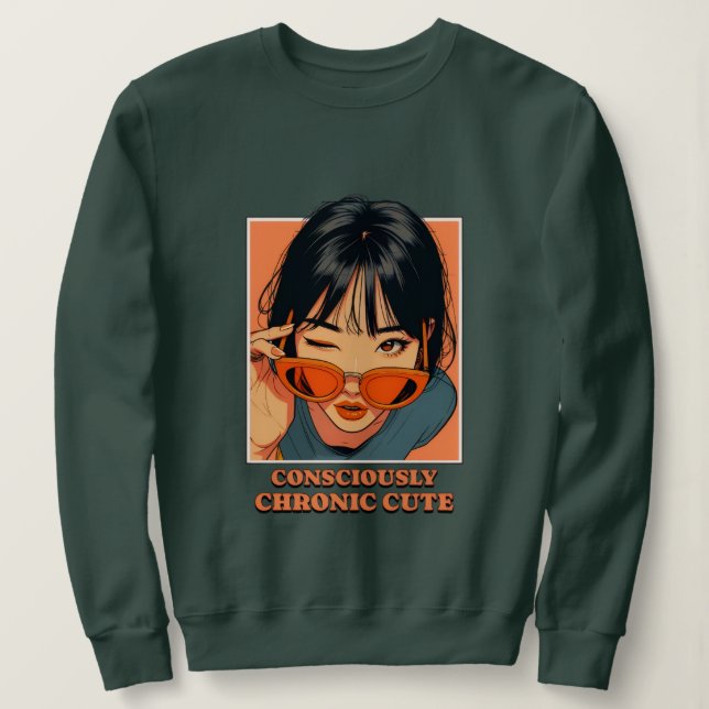 Camiseta Estética Gráfica Feminina (Frente do Design)
