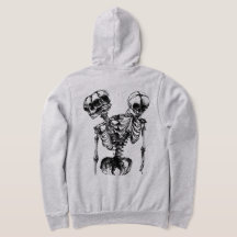 Camiseta Estética Grunge Esqueleto Gótico Escuro