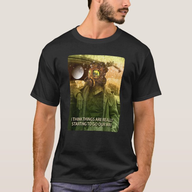 Camiseta Estética Ideal Para Ir Em Nosso Caminho Estrangeco (Frente)