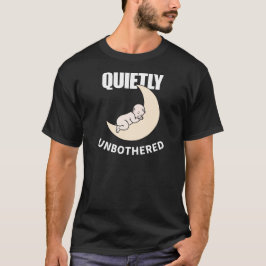 Camiseta Estética Minimalista Noturna Tranquilamente Impass