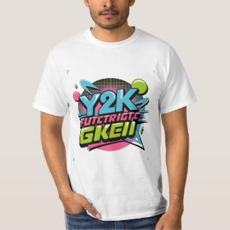 Camiseta Estética Neon Retro Y2K Negrito Gráfico Inspirado