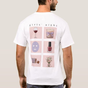 Camiseta Estética para Noites de Meninas