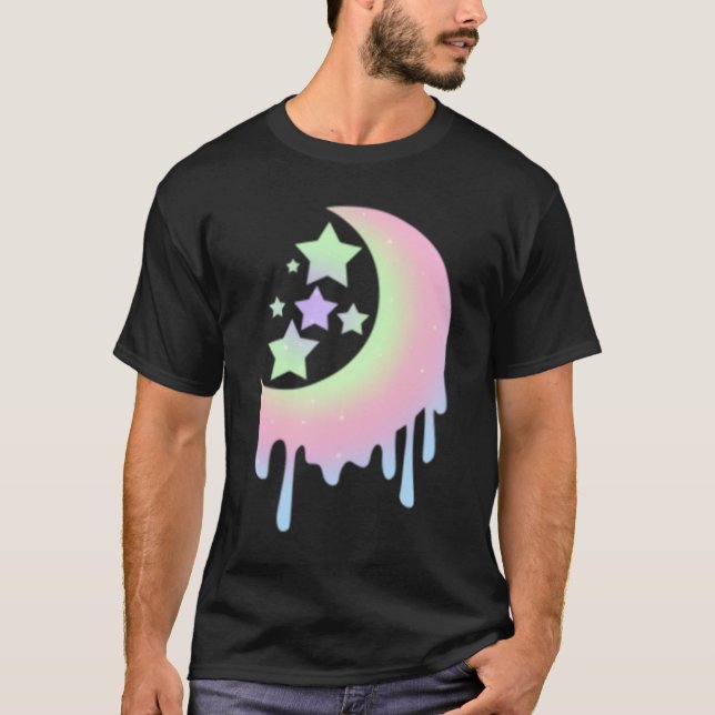 Camiseta Estética para Pastel Moon Goth (Frente)