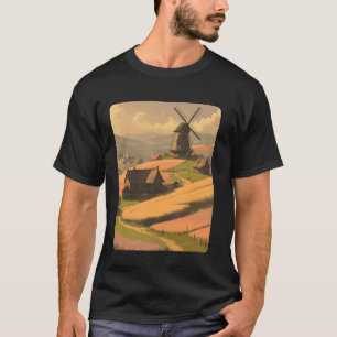 Camiseta Estética Pastel Dinamarquesa Dinamarca Campo Dinam