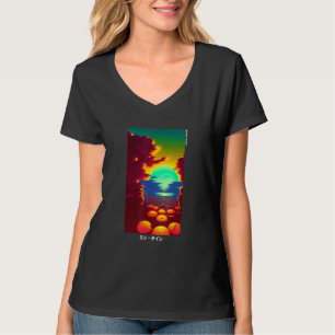 Camiseta Estética retrô japonesa Vaporwave Otaku 4