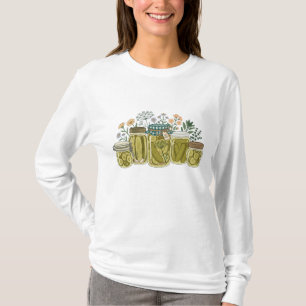 Camiseta Estética Retro "Kind of a Big Dill" Pote de Picles