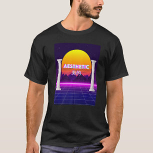 Camiseta Estética Retro Sunset Vaporwave Aestético Ndie Sa