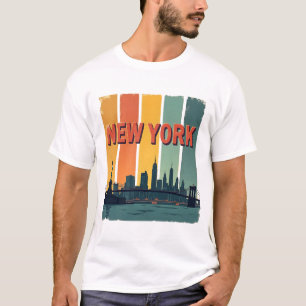 Camiseta Estética retrorreflectora por Skyline Nova Iorque