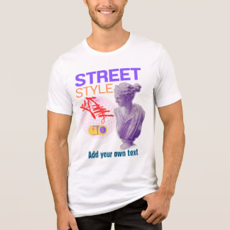 Camiseta Estética Street Style com Arte Glitch