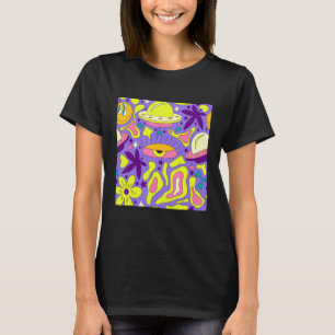 Camiseta Estética Trippy Olhos 90s Weirdcore Kidcore