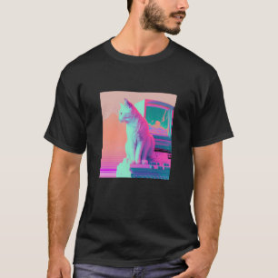 Camiseta Estética Vaperwave Gatilho de Falha Retrowave Synt