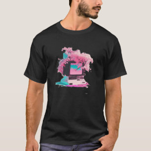 Camiseta Estética Vaperwave Glitch Retrowave Synthwave 5