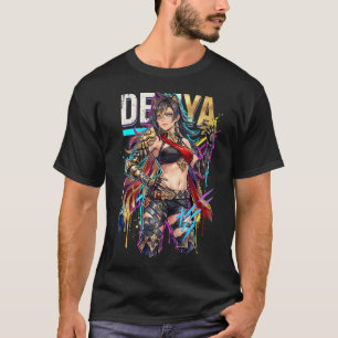 Camiseta Estética Vaporwave Dehya Genshin Impact