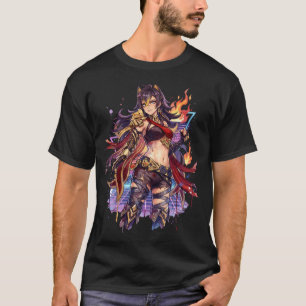 Camiseta Estética Vaporwave Dehya Genshin Impact