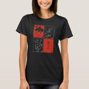 Camiseta Estética Vaporwave dos Anos 80 e 90 Cerejeira Retr