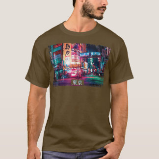 Camiseta Estética Vaporwave Japão 80s 90s Meme Tokyo