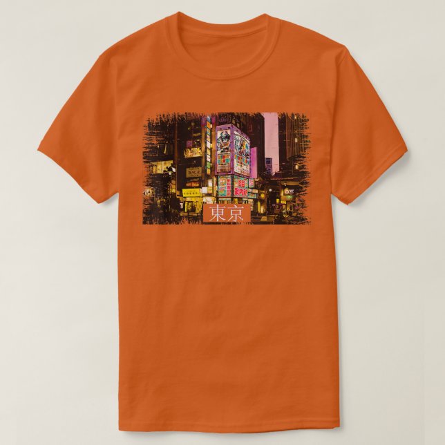Camiseta Estética Vaporwave Japão 80s 90s Meme Tokyo43 (Frente do Design)