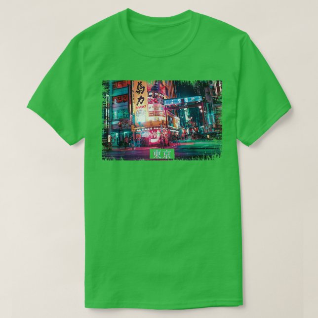 Camiseta Estética Vaporwave Japão 80s 90s Meme Tokyo 48 (Frente do Design)