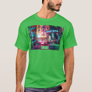 Camiseta Estética Vaporwave Japão 80s 90s Meme Tokyo 48