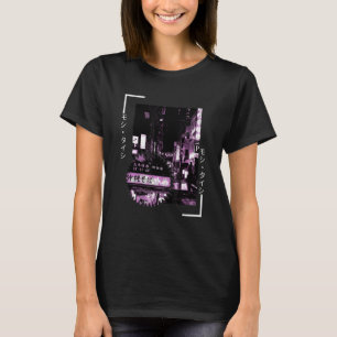 Camiseta Estética Vaporwave Japão Estilo 80s 90s Tóquio Osa