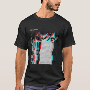 Camiseta Estética Vaporwave Triste Anime E E Harajuku