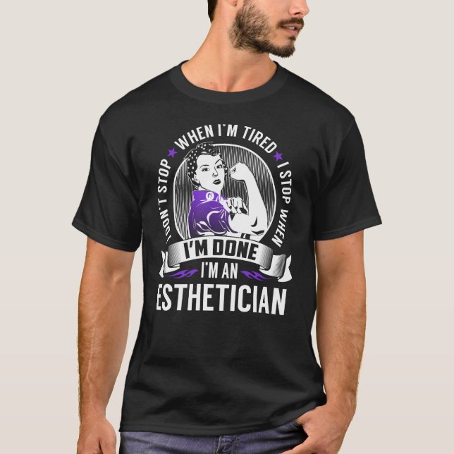 Camiseta Esteticista para quando eu terminar (Frente)