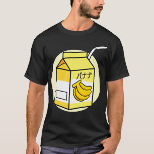 Camiseta Estético Banana Milk Otaku Japonês