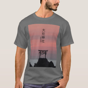 Camiseta Estético de Vaporwave Torii Arch
