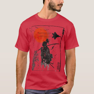 Camiseta Estético Japão Samurai Coreano Vaporwave Clothes S