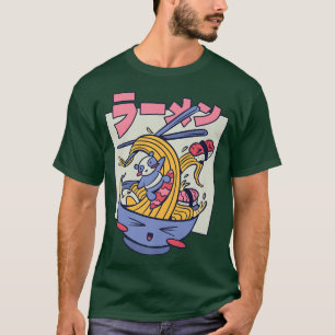 Camiseta Estético Ramen Panda - Otaku Anime Manga