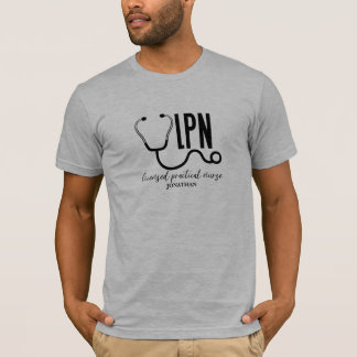 Camiseta Estetoscópio de Enfermeira Prática Licenciada por