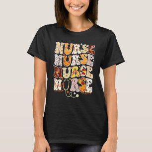 Camiseta Estetoscópio do Dia de Ação de Graças Enfermagem Q