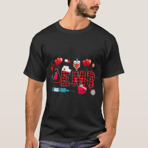 Camiseta Estetoscópio do Dia dos Namorados Emt Ferramentas
