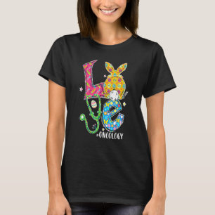 Camiseta Estetoscópio Encantador de Oncologia Enfermeira Co