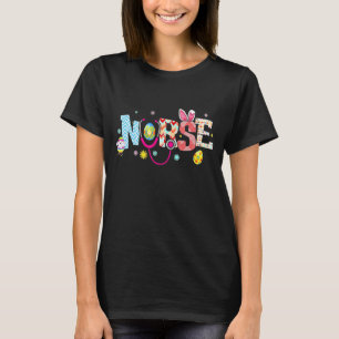 Camiseta Estetoscópio Enfermeira Páscoa Dia da Vida Enferme