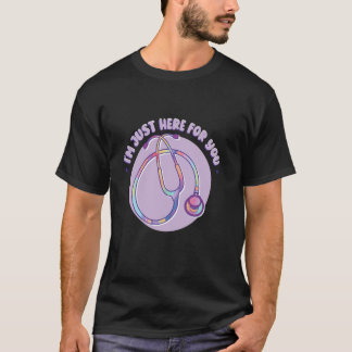Camiseta Estetoscópio Engraçado Enfermeira RN