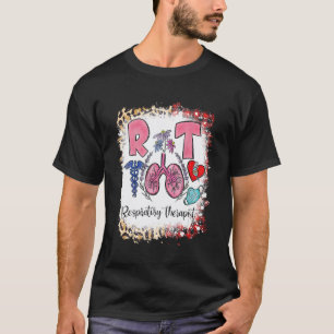 Camiseta Estetoscópio Pulmões Coração Enfermeira RT Terapia