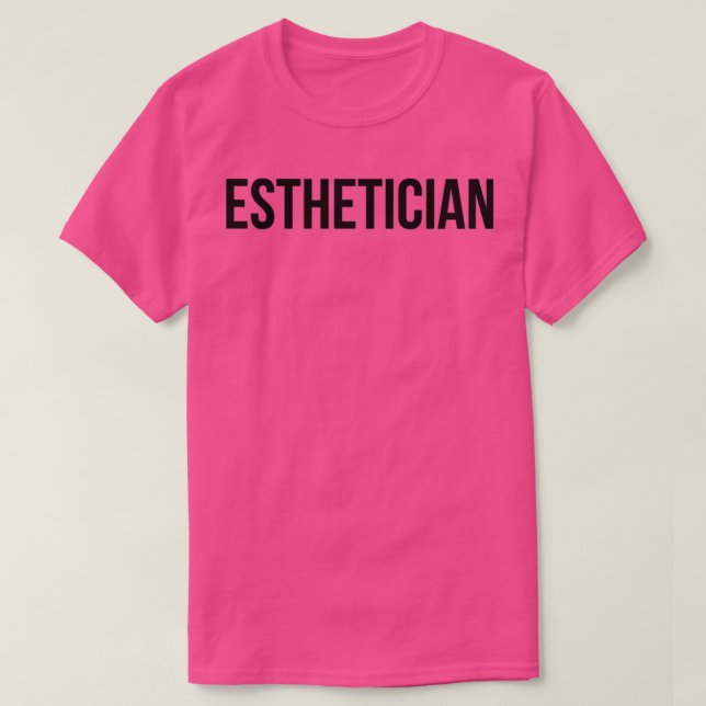 Camiseta Esthetician 2 (Frente do Design)