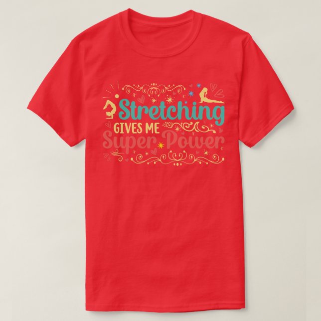 Camiseta Esticar Me Dá Super Poder (Frente do Design)